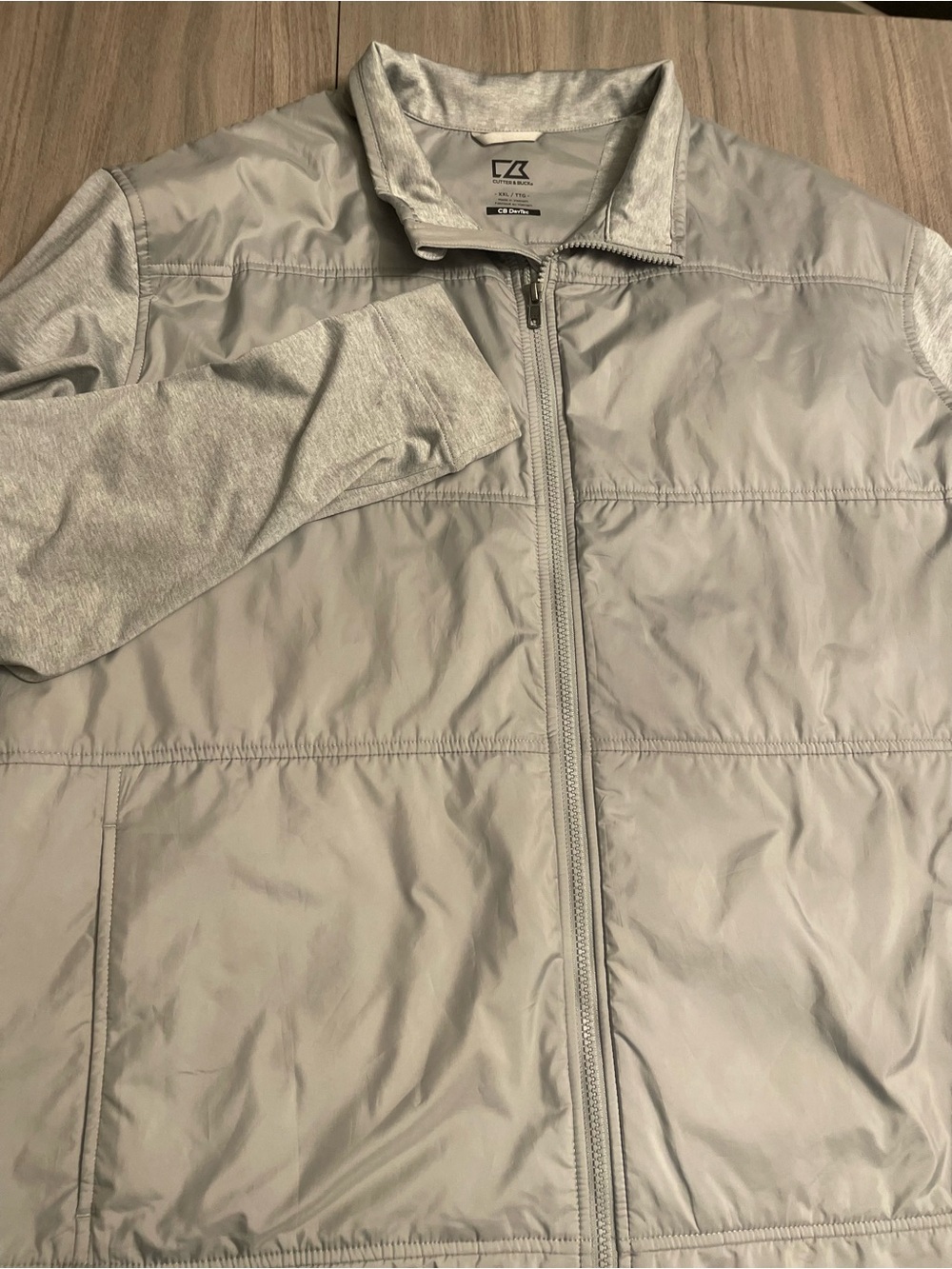 Cutter & Buck Men’s Stealth Full Zip Golf Drytech Jacket (XXL)
